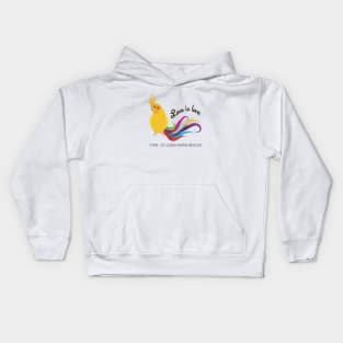 Cockatiel - Love is Love Kids Hoodie